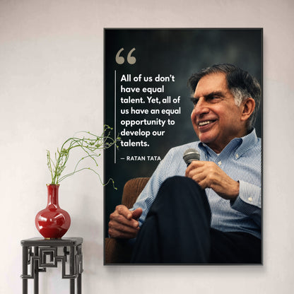 Ratan Tata Premium Canvas Painting