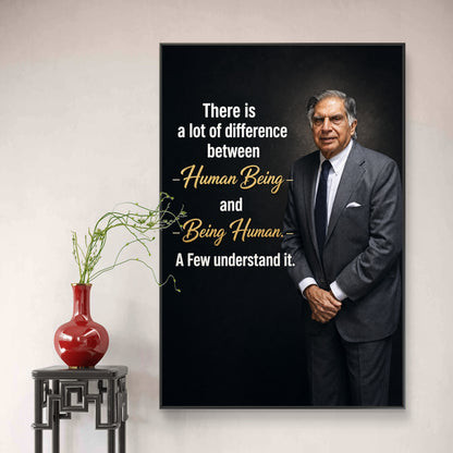 Ratan Tata Premium Canvas Painting