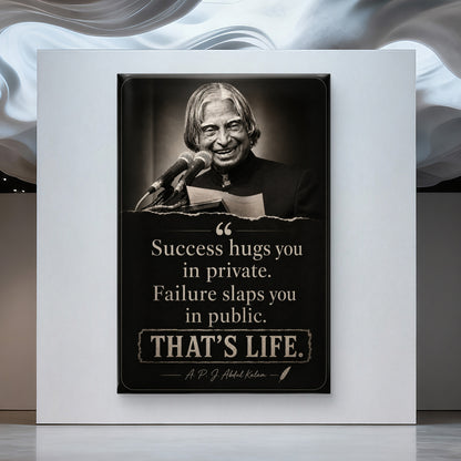 APJ Abdul Kalam Premium Canvas Painting