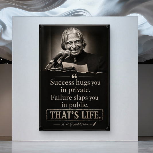 APJ Abdul Kalam Premium Canvas Painting - Premium Wall Art | Decor By Neon