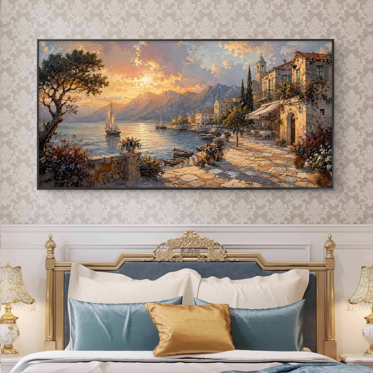 European Landscape Premium Canvas Painting - Buy Online | Decor By Neon