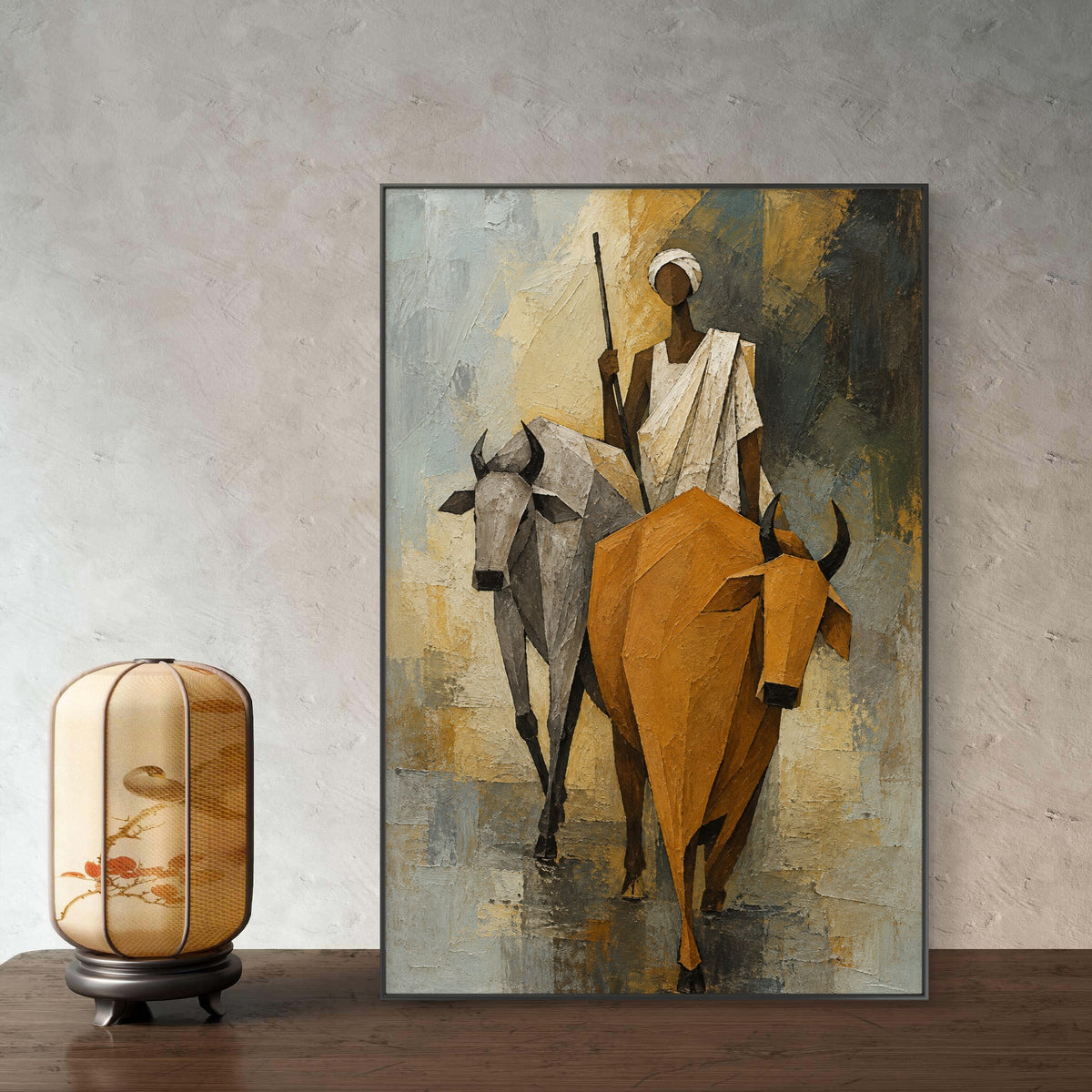 Modern Interiors Portrait Premium Canvas Painting - Buy Online | Decor By Neon