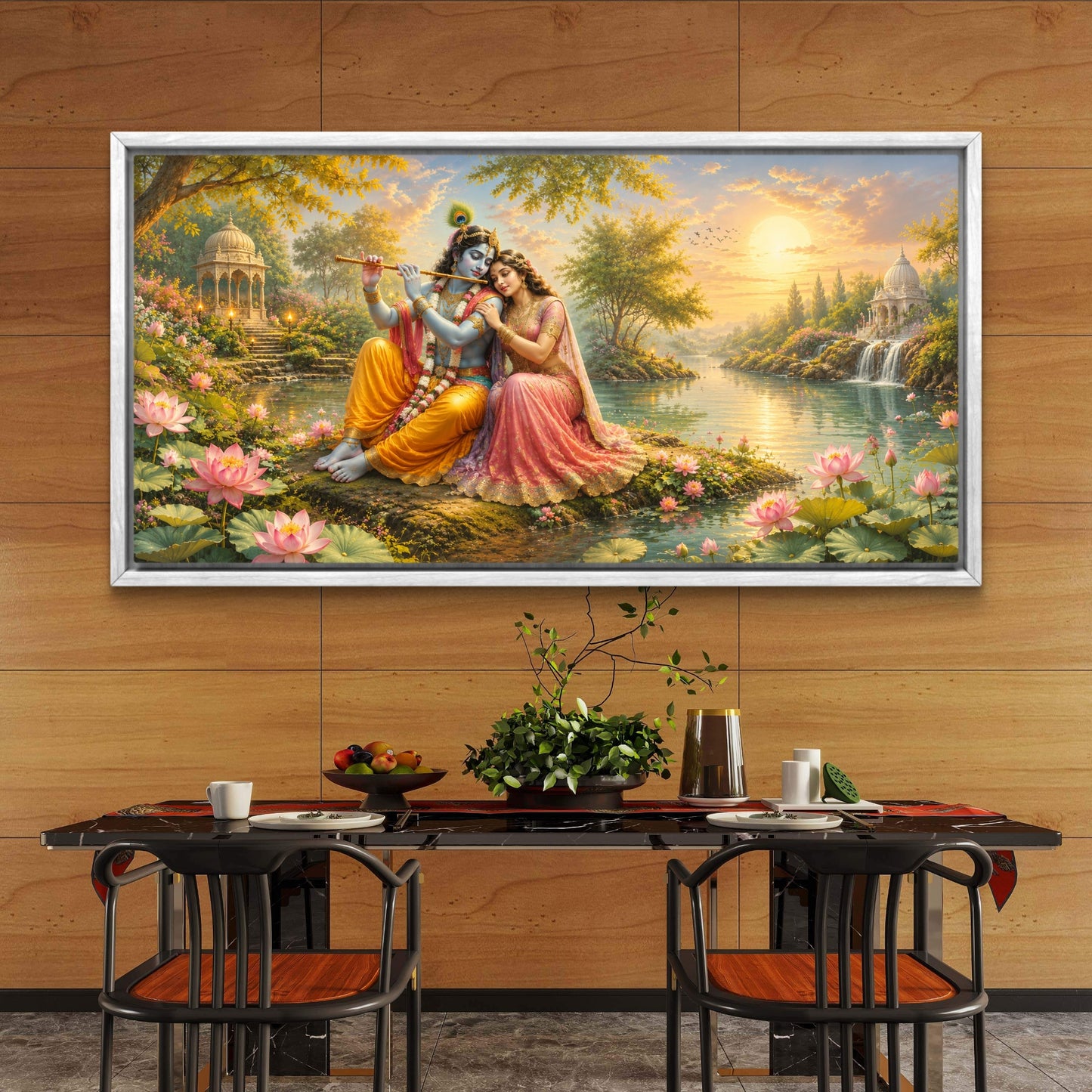 Radha Krishna Premium Canvas Painting - Buy Online | Decor By Neon