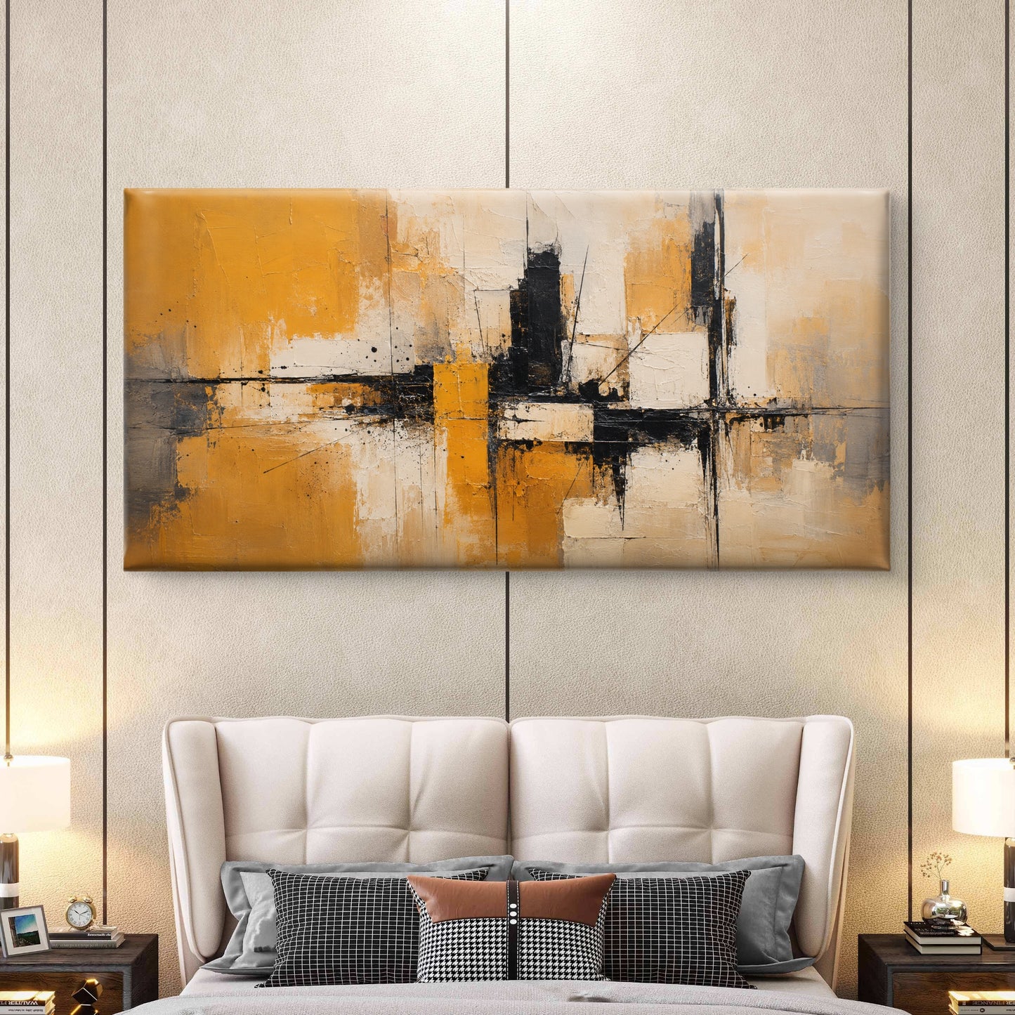 Abstract Art Premium Canvas Painting - Buy Online | Decor By Neon