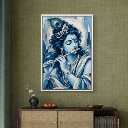 Lord Krishna Premium Canvas Painting