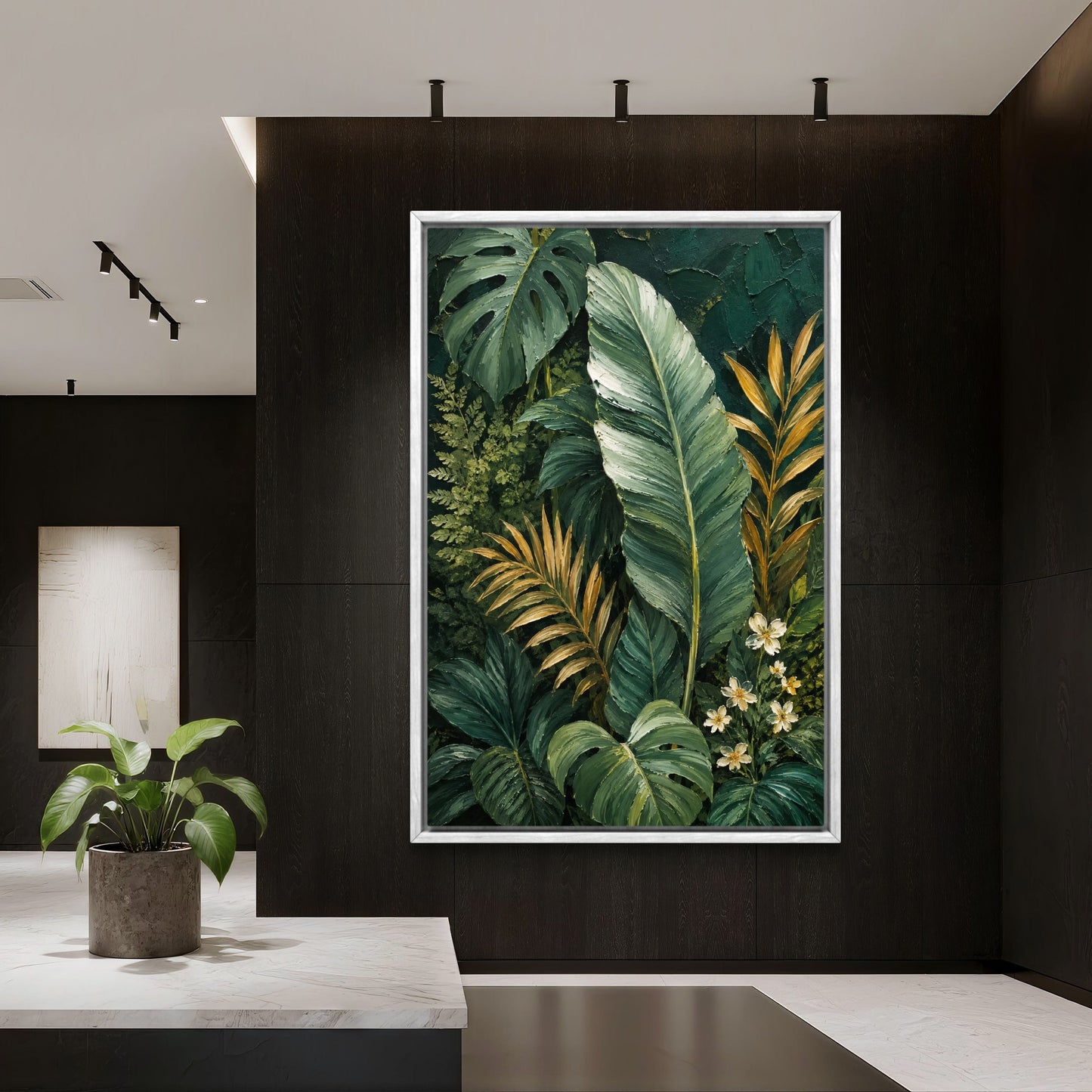 Botanical Luxury Premium Canvas Painting - Buy Online | Decor By Neon
