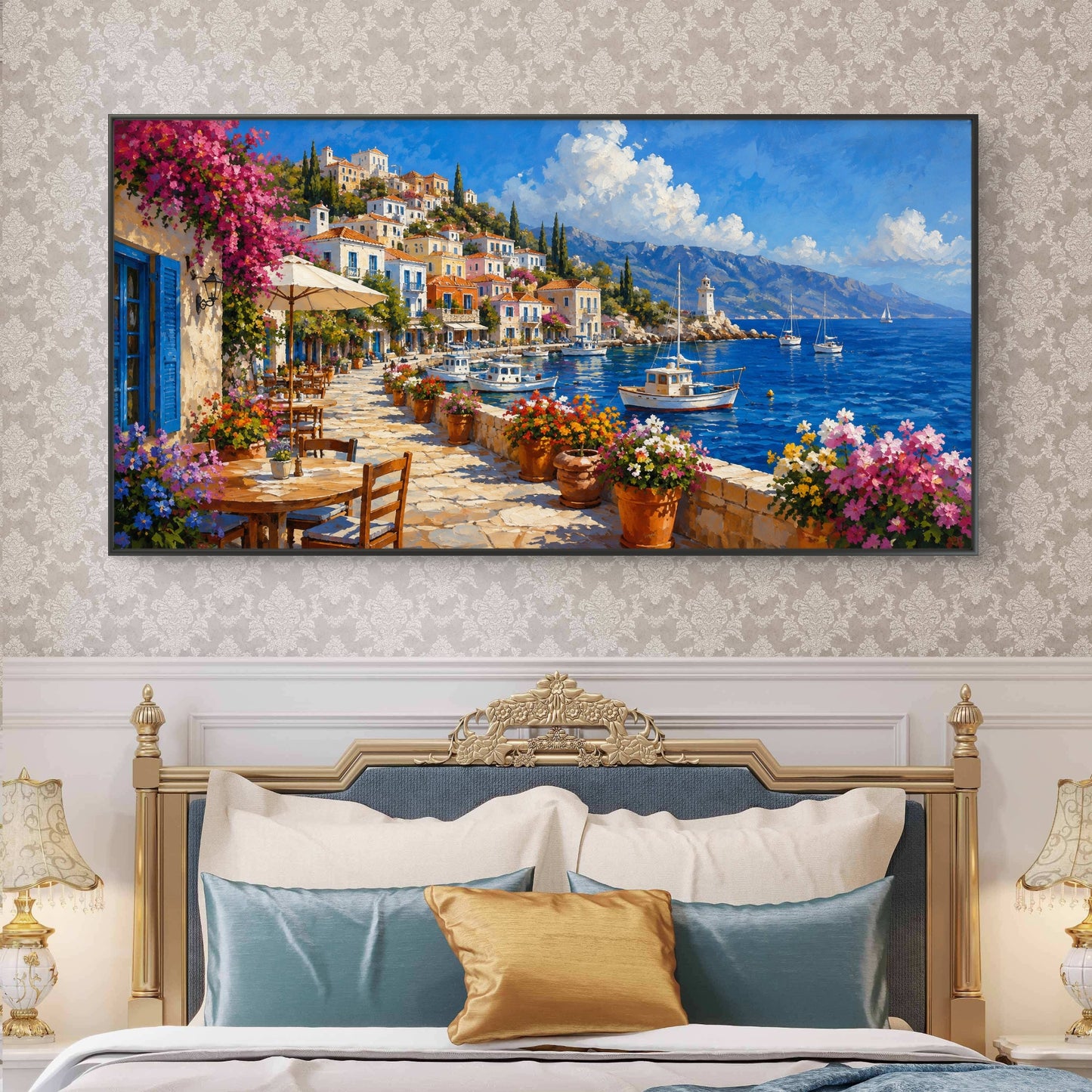 European Landscape Premium Canvas Painting - Buy Online | Decor By Neon