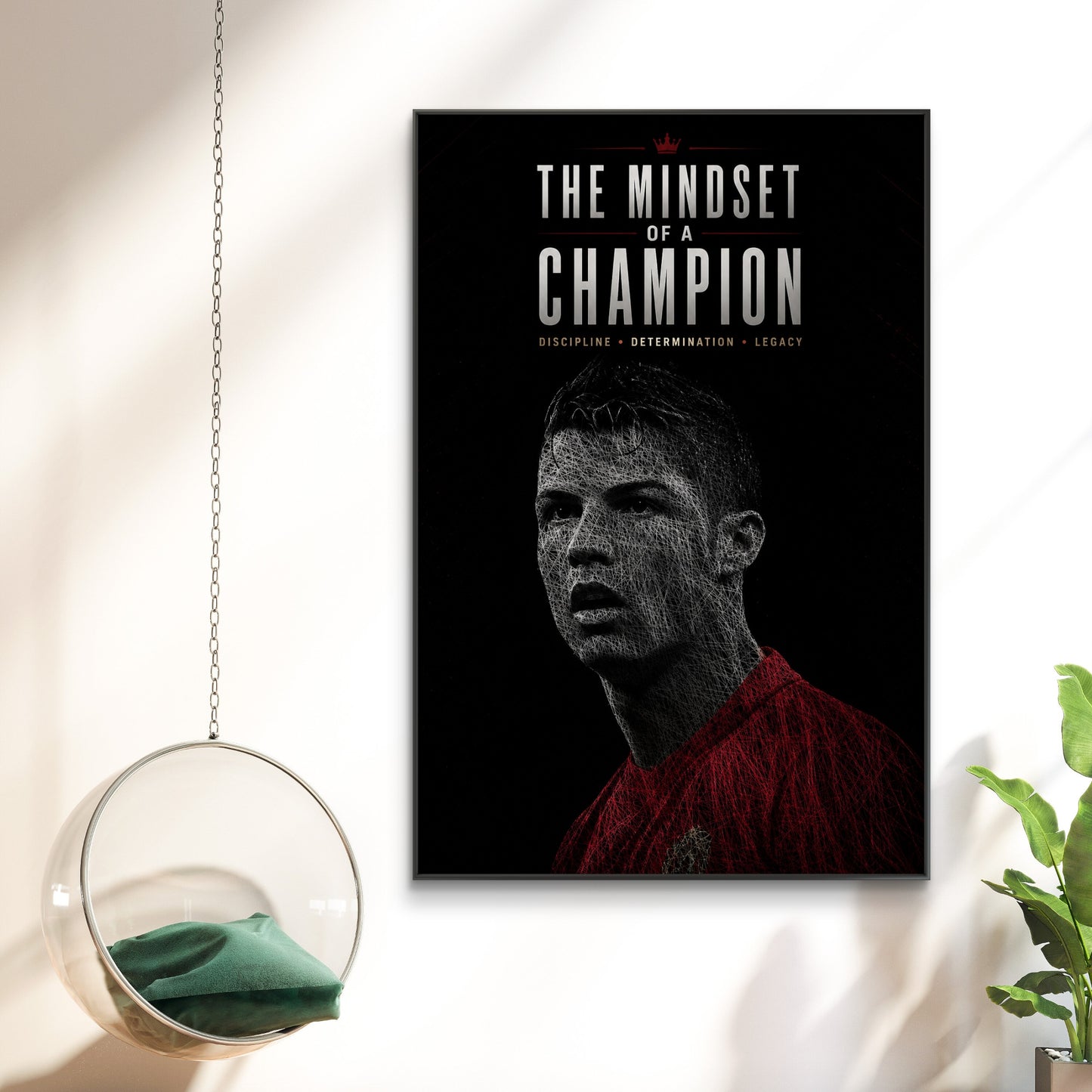 Cristiano Ronaldo Premium Canvas Painting - Buy Online | Decor By Neon