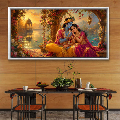 Radha Krishna Premium Canvas Painting