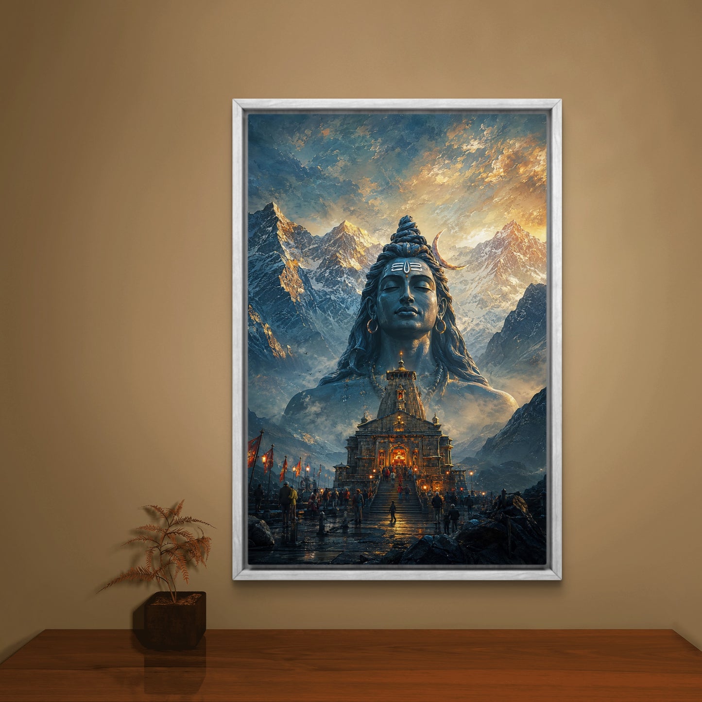 Lord Shiva Premium Canvas Painting - Buy Online | Decor By Neon