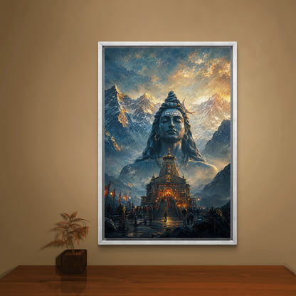 Lord Shiva Premium Canvas Painting