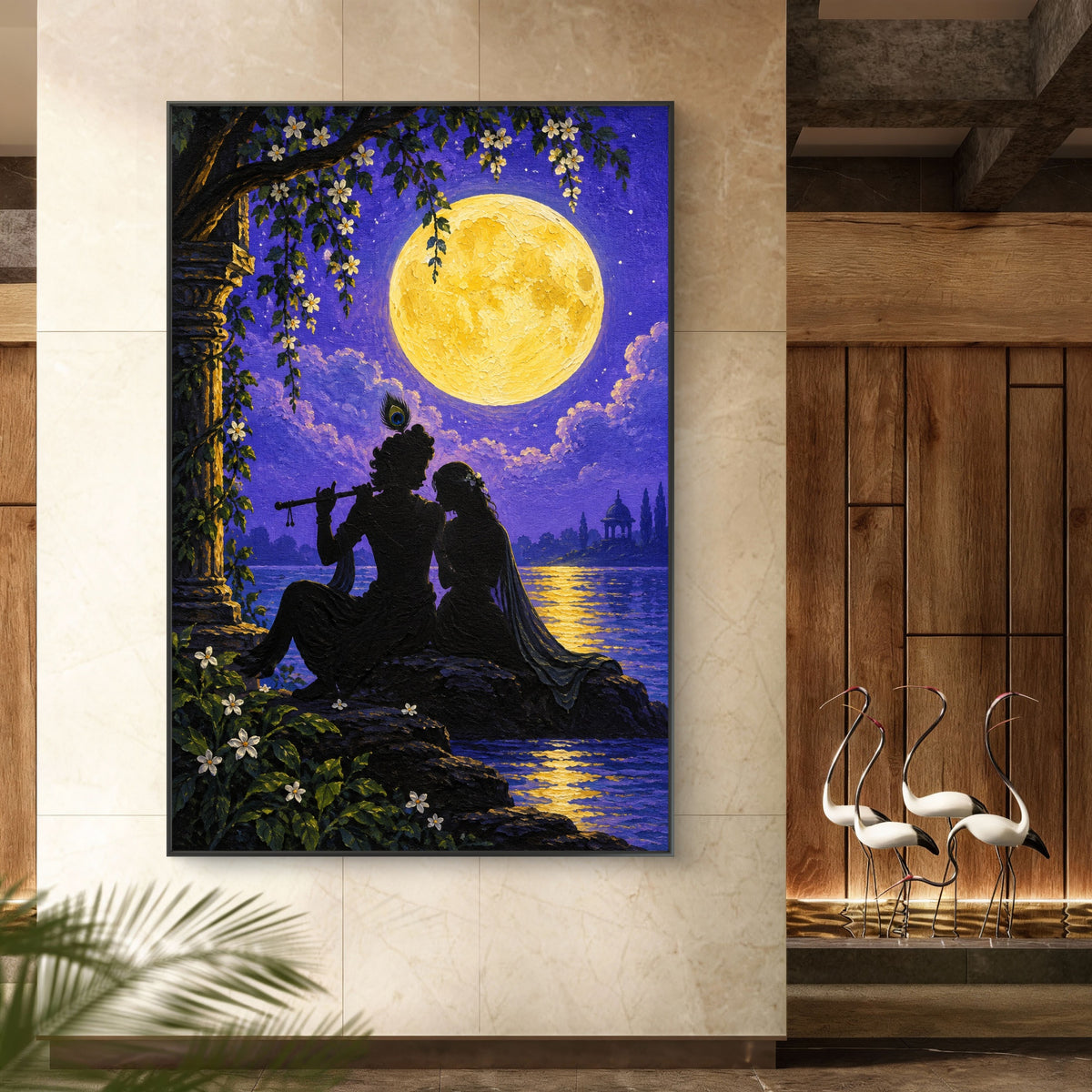 Radha Krishna Premium Canvas Painting - Buy Online | Decor By Neon