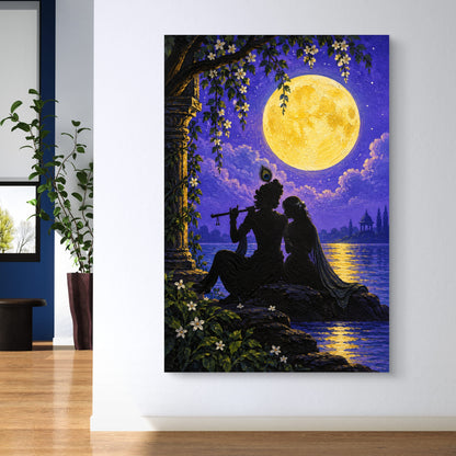 Radha Krishna Premium Canvas Painting