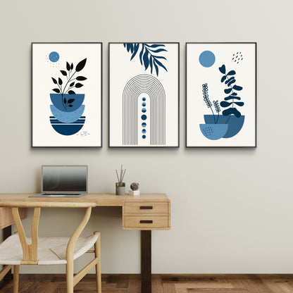 Set of 3 Abstract Art Premium Canvas Painting