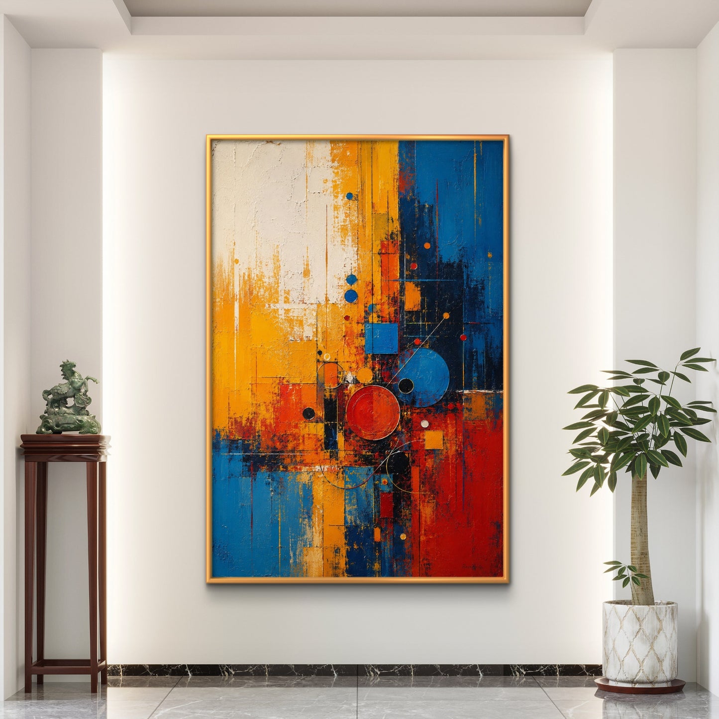 Abstract Art Premium Canvas Painting - Buy Online | Decor By Neon