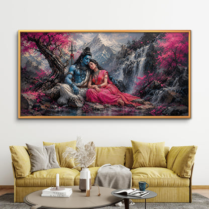 Lord Shiva Premium Canvas Painting
