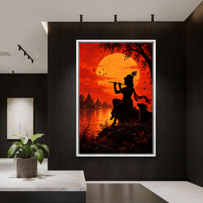 Radha Krishna Premium Canvas Painting