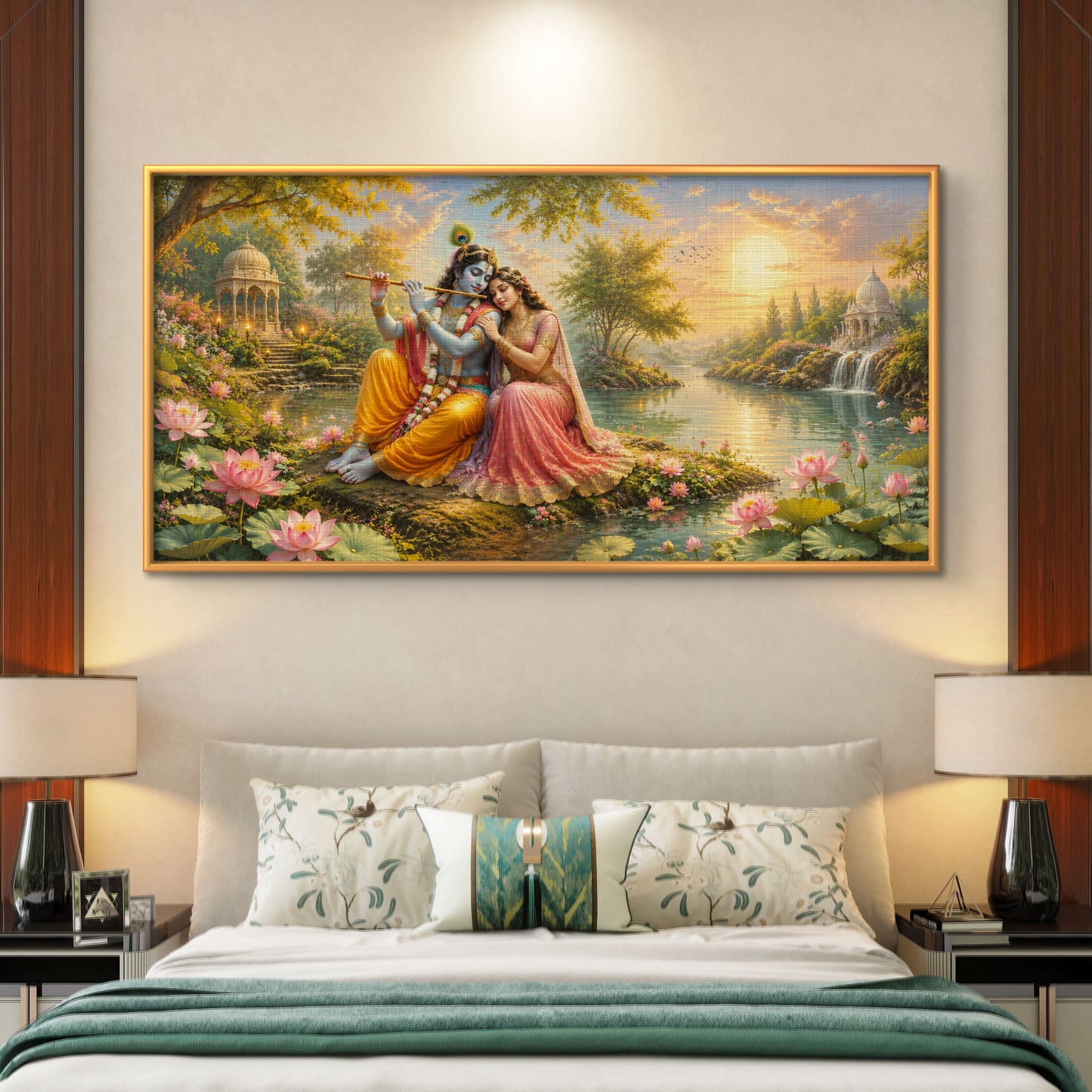 Radha Krishna Premium Canvas Painting - Buy Online | Decor By Neon