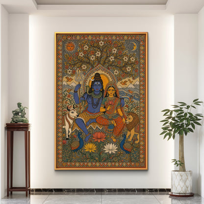 Lord Shiva Premium Canvas Painting