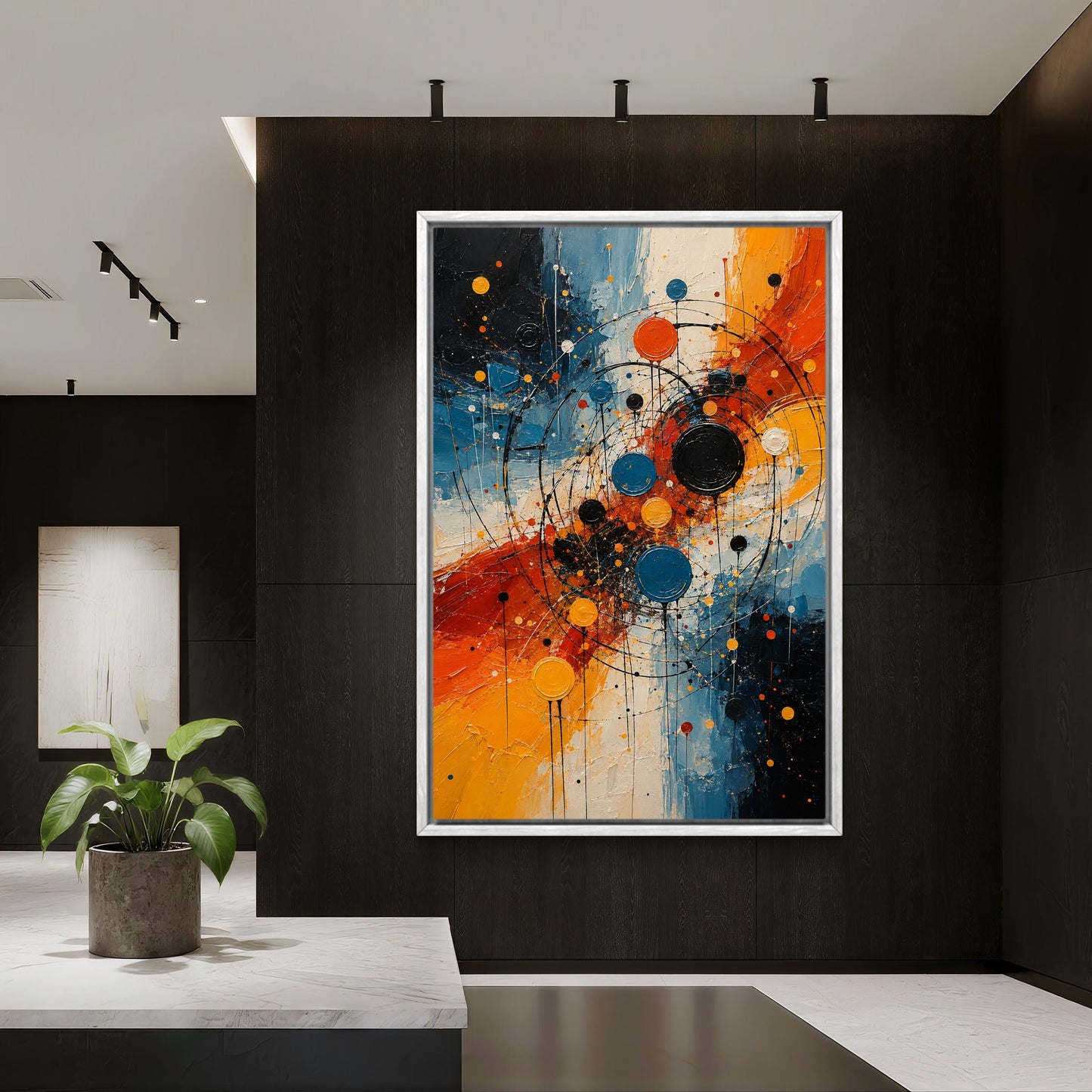 Abstract Art Premium Canvas Painting - Buy Online | Decor By Neon