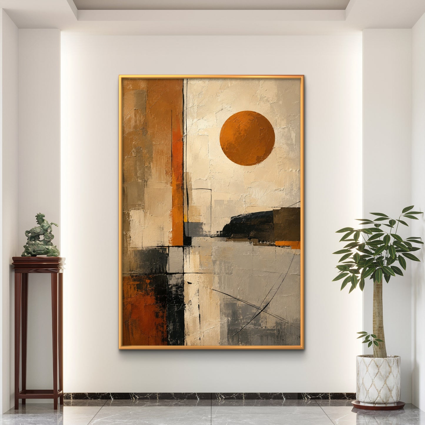 Abstract Art Premium Canvas Painting - Buy Online | Decor By Neon