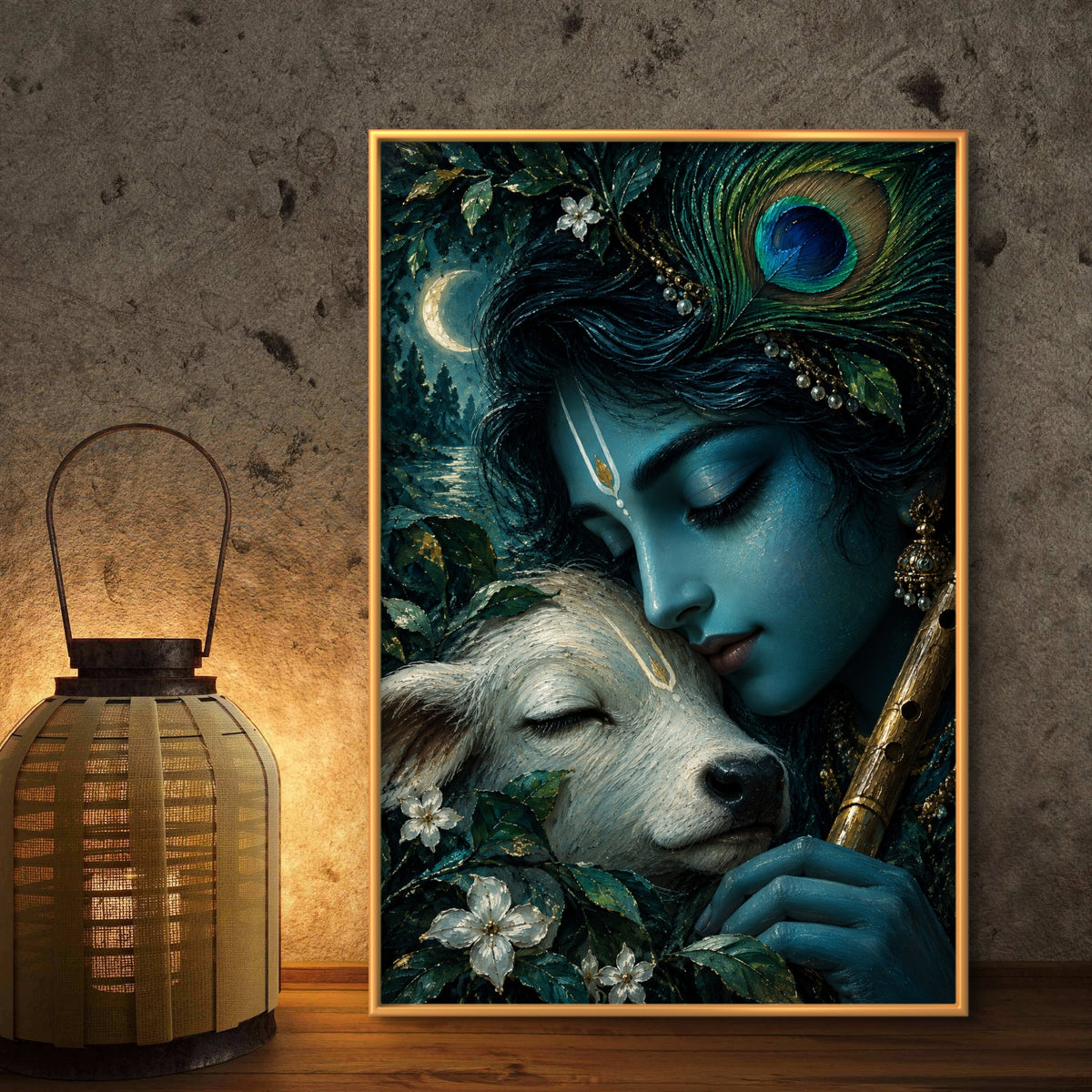 Radha Krishna Premium Canvas Painting - Buy Online | Decor By Neon