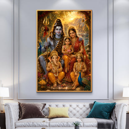 Lord Shiva Premium Canvas Painting