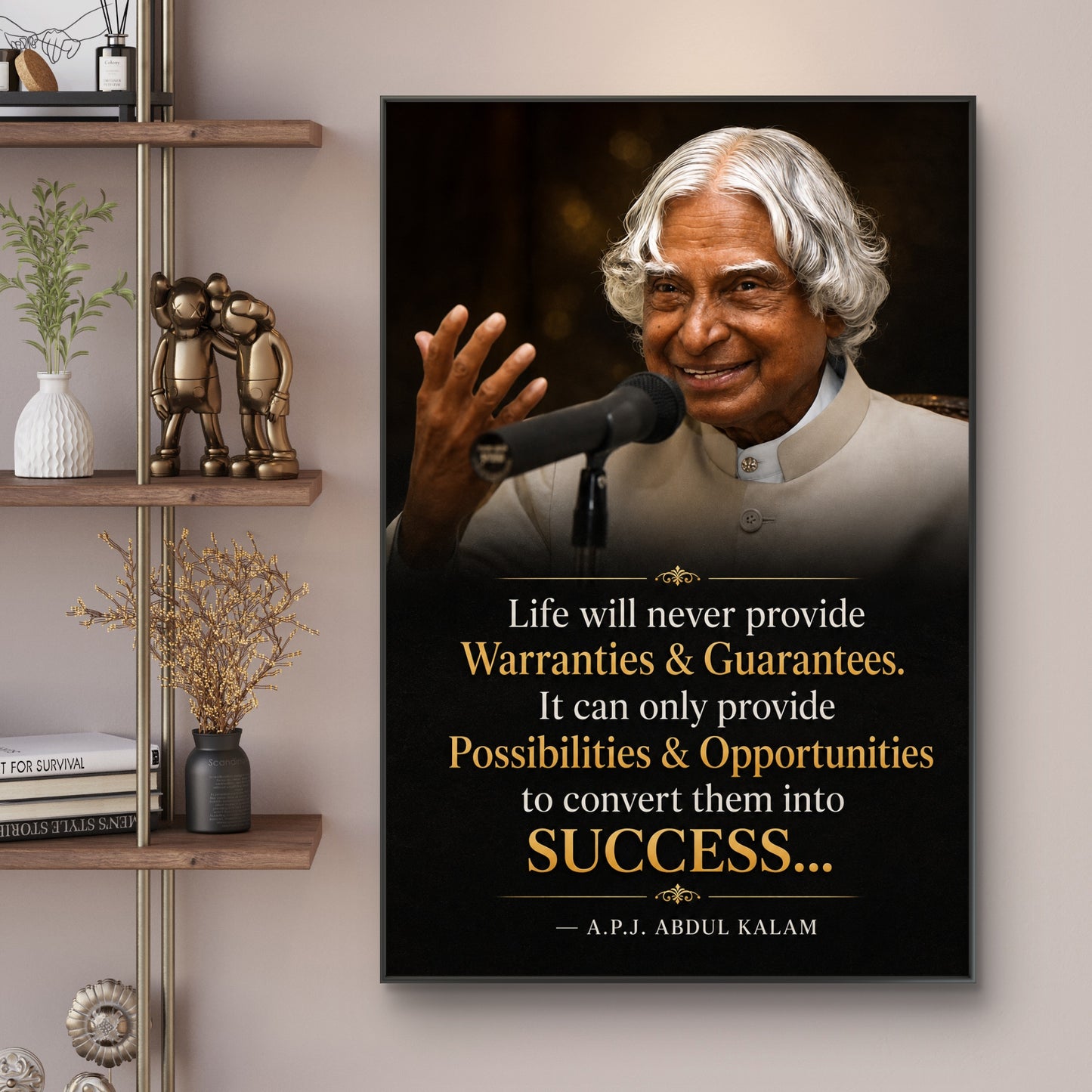 APJ Abdul Kalam Premium Canvas Painting - Buy Online | Decor By Neon