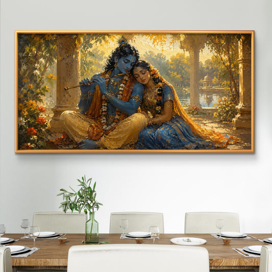 Radha Krishna Premium Canvas Painting - Premium Wall Art | Decor By Neon