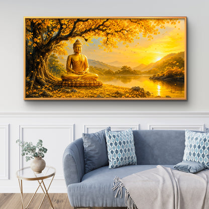 Lord Buddha Premium Canvas Painting
