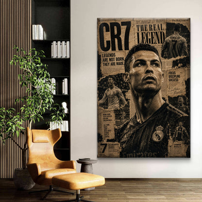 Cristiano Ronaldo Premium Canvas Painting