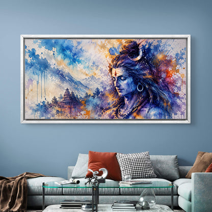 Lord Shiva Premium Canvas Painting