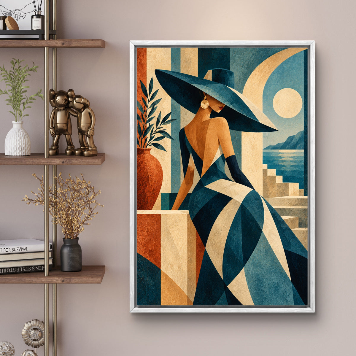 Abstract Art Premium Canvas Painting - Buy Online | Decor By Neon