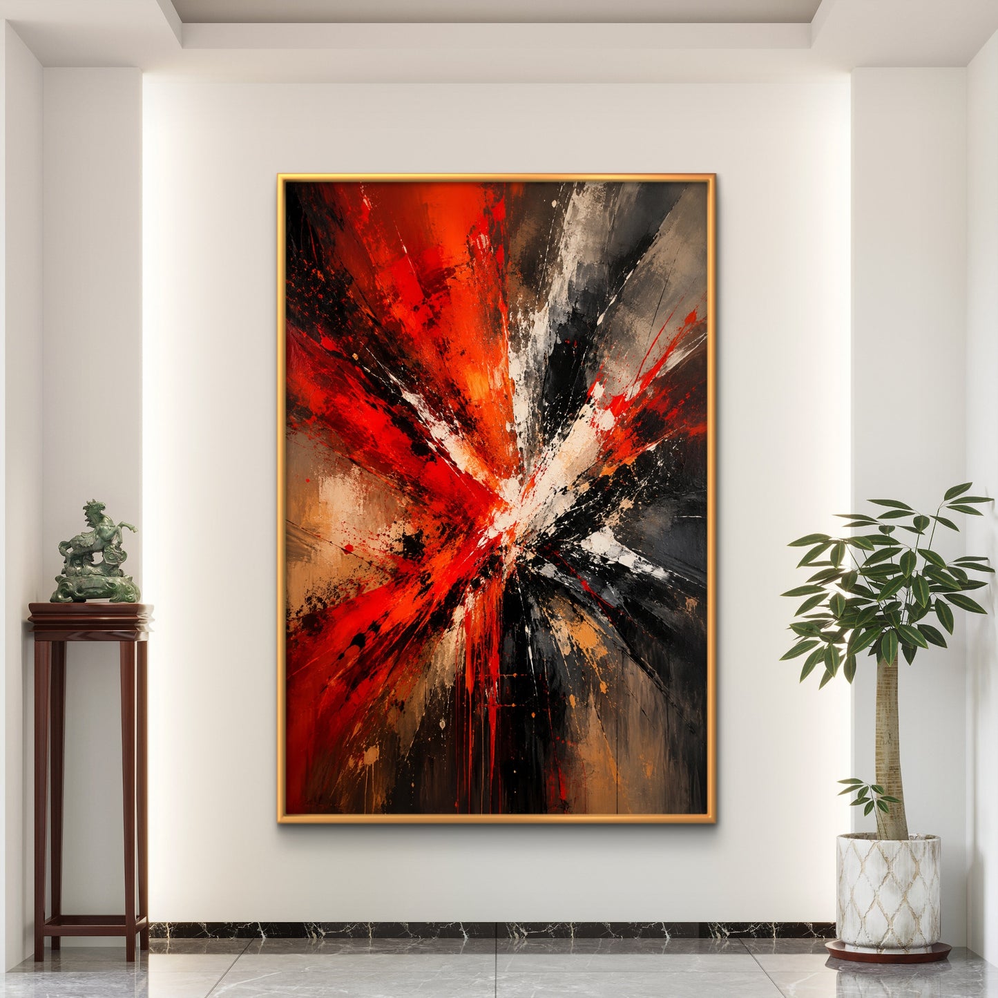 Abstract Art Premium Canvas Painting - Buy Online | Decor By Neon