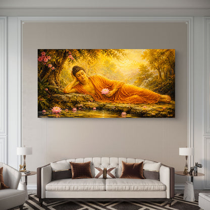 Lord Buddha Premium Canvas Painting