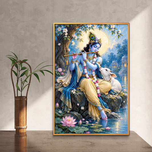 Radha Krishna Premium Canvas Painting - Premium Wall Art | Decor By Neon