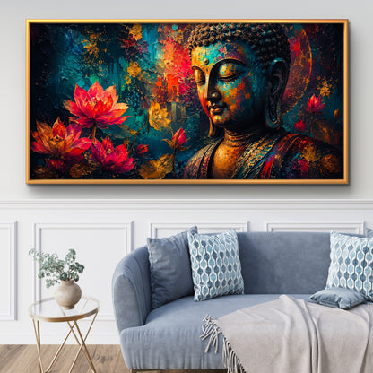Lord Buddha Premium Canvas Painting