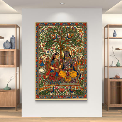 Radha Krishna Premium Canvas Painting