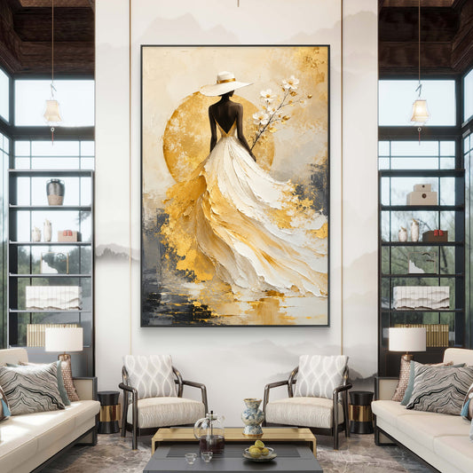 Modern Interiors Portrait Premium Canvas Painting - Canvas Wall Art | Decor By Neon