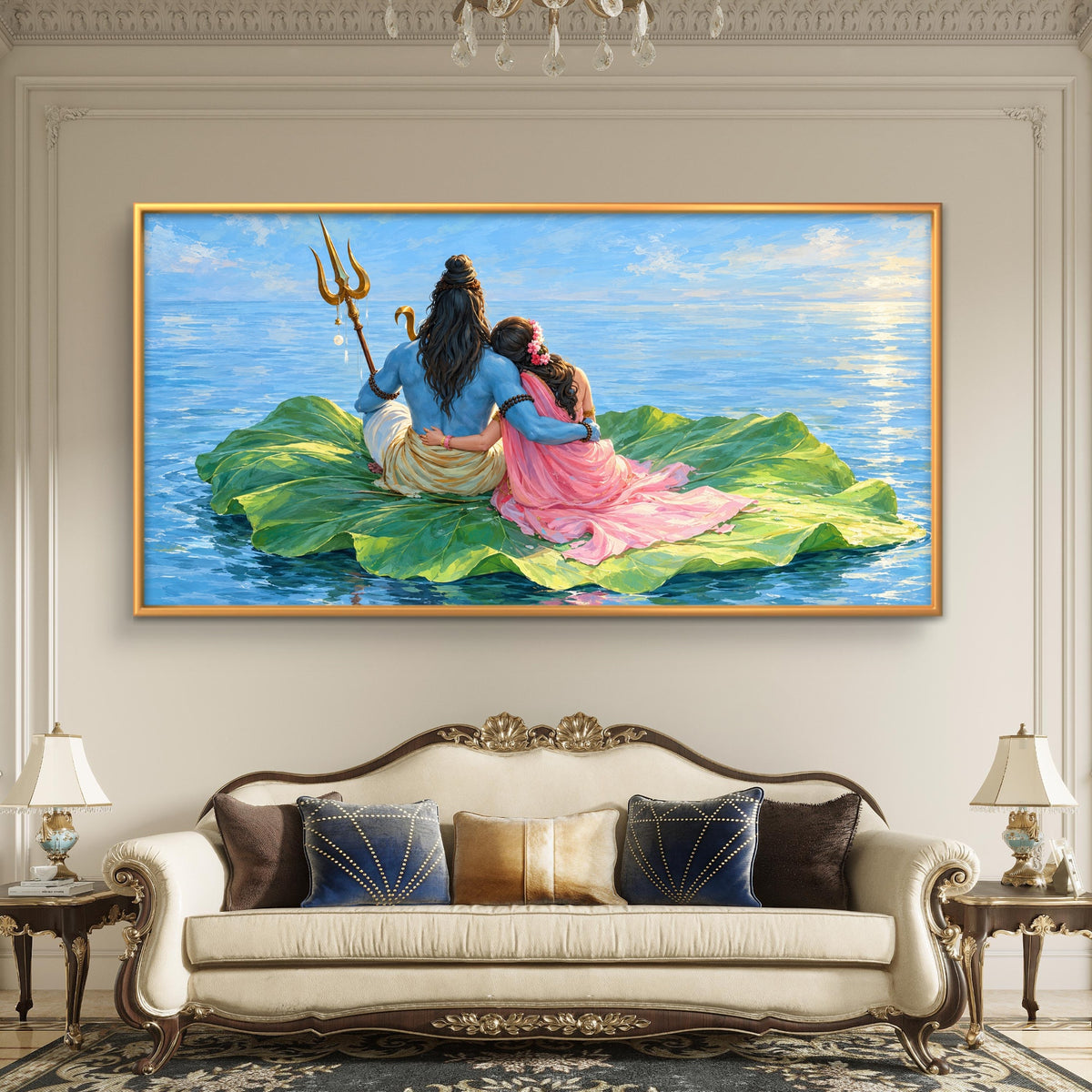 Lord Shiva Premium Canvas Painting - Buy Online | Decor By Neon