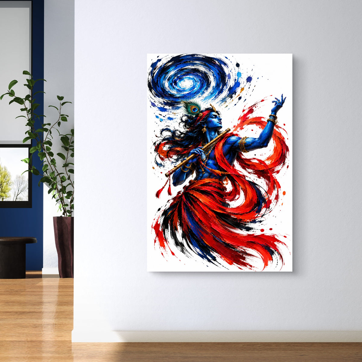 Lord Krishna Premium Canvas Painting - Buy Online | Decor By Neon