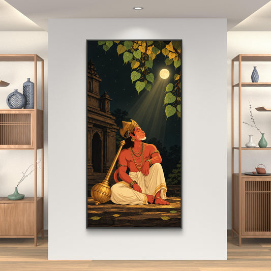 Lord Hanuman Premium Canvas Painting - Canvas Wall Art | Decor By Neon