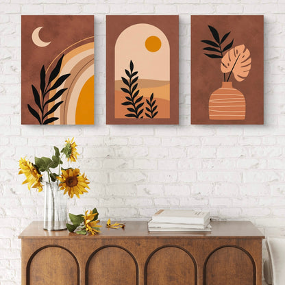 Set of 3 Abstract Art Premium Canvas Painting
