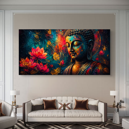 Lord Buddha Premium Canvas Painting