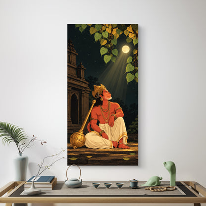 Lord Hanuman Premium Canvas Painting