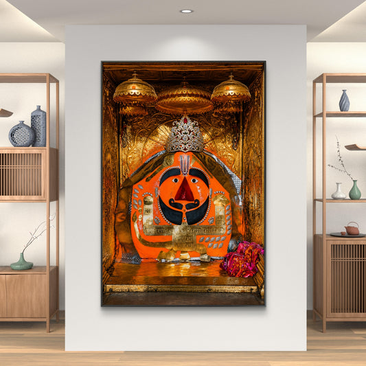 Shri Salasar Balaji Premium Canvas Painting - Canvas Wall Art | Decor By Neon