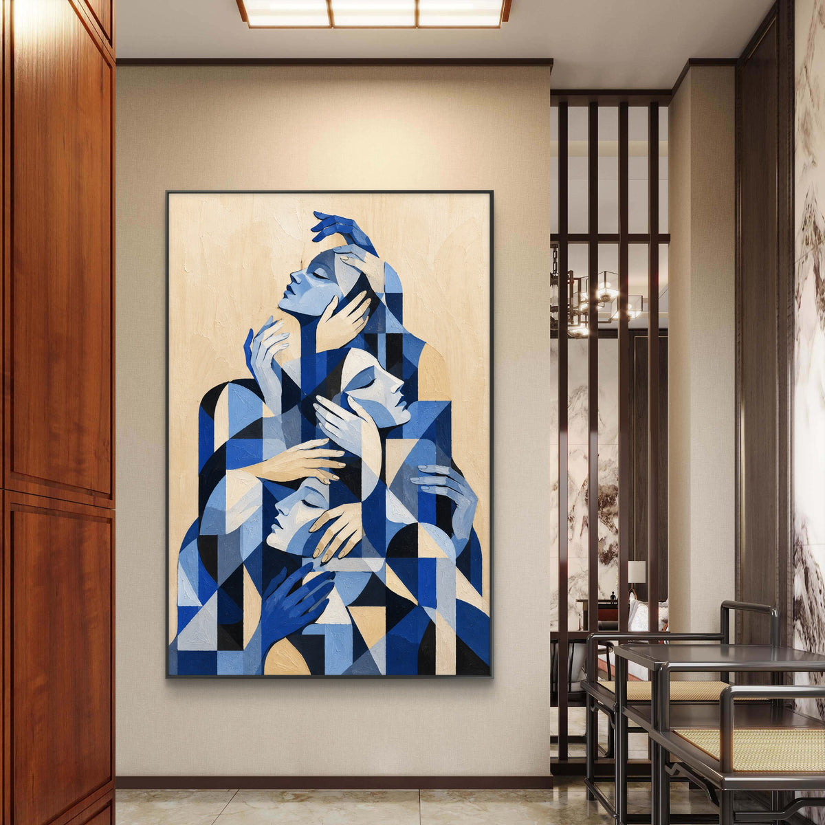 Abstract Art Premium Canvas Painting - Buy Online | Decor By Neon