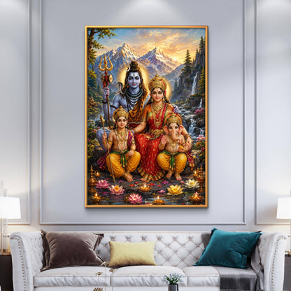 Lord Shiva Premium Canvas Painting
