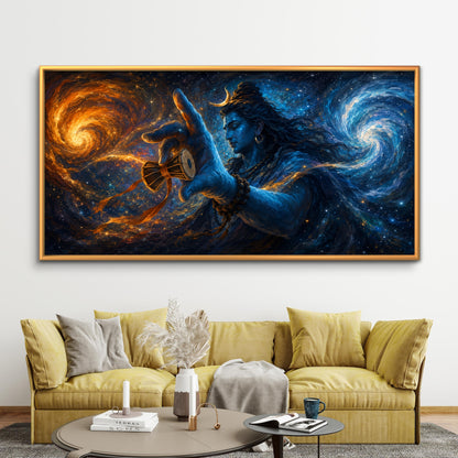 Lord Shiva Premium Canvas Painting