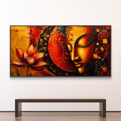 Lord Buddha Premium Canvas Painting